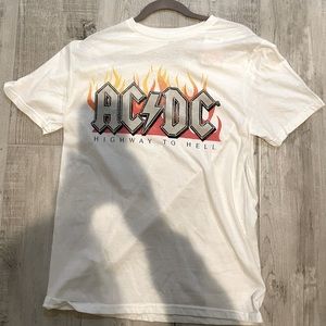 AC/DC Highway To Hell T Shirt Men’s Large
